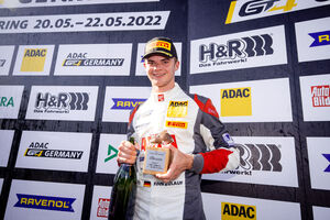 Finn Zulauf auf dem Junior Class Podium am Red Bull Ring